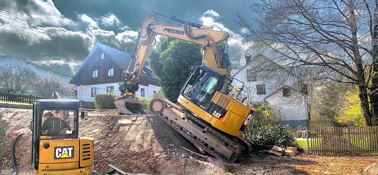 Meeser Erbauarbeiten Kirchhundem Würdinghausen - Erdbewegungen vom Profi